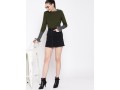 dressberry-women-olive-green-ribbed-sweater-small-0